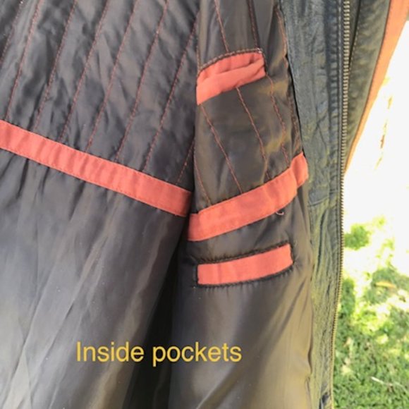 Wilson leather vintage motorcycle jacket - Picture 7 of 14